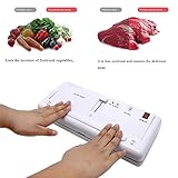 Vacuum Sealer 280mm/11inch Vacuum Sealing Machine Food Saver Compatible with Food Preservation Home DZ-280