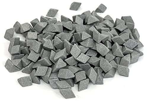 Ceramic Tumbling and Vibratory Media - Small Polyhedron Triangles - 3/8" Size (10lbs)