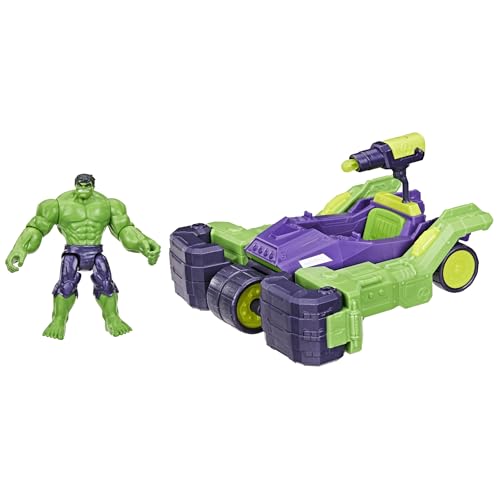 AVENGERS Marvel VenomVersus Epic World of Action Hulk Blast & Smash Truck Figure & Vehicle Set, 4-Inch Super Hero Toys for Kids Ages 4+