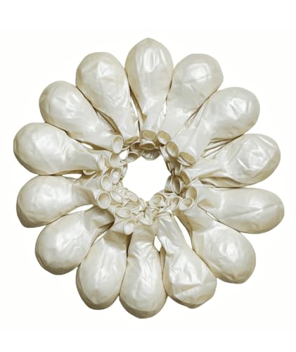 90 Pack White Pearl Balloons 18 inch Pearl White Latex Party Balloon Bulk for Various Party Events Decorations