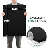 CreGear Foam Board, 24 x 36 x 3/16" Black Foamcore Board, 12 Pack Presentation Board, Poster Board Lightweight Signboard Foamboard for Projects, Crafts, Framing, Art, Display, Foam Core