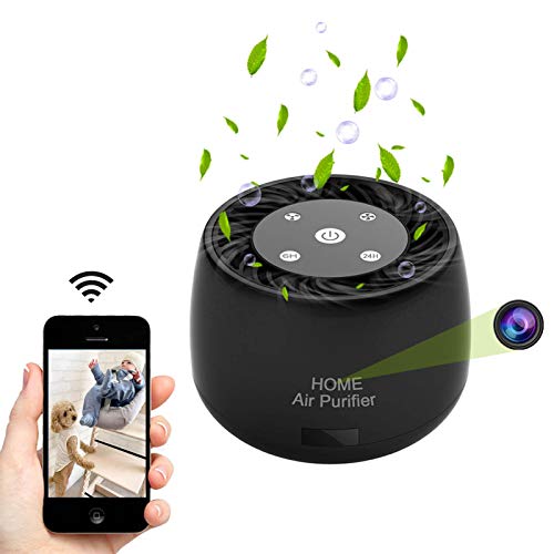 Wireless-WiFi-Hidden-Spy-Camera, Pragovle 1080P Full HD with Night Vision and Motion Detection Alarm, Real-time Monitoring and Recording for Home/Office, Works with iOS&Android