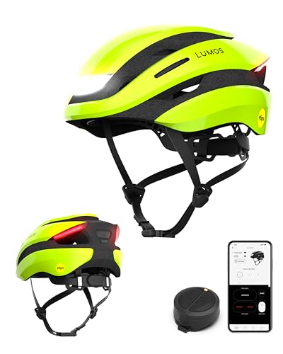 Lumos Ultra Smart Bike Helmet | Customizable Front and Back LED Lights with Turn Signals | Road Bicycle Helmets for Adults: Men, Women (MIPS)
