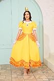 GAUWEAN Princess Dresses for Women Adults Halloween Cosplay Dress Up Princess Costume with Accessories S