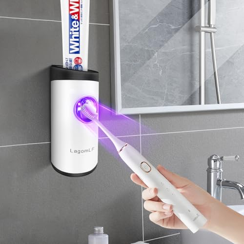 Toothpaste Dispenser - Automatic Toothpaste Dispenser - Automatic Toothpaste Dispenser Countertop - Toothpaste Dispenser for Kids and Adults - White