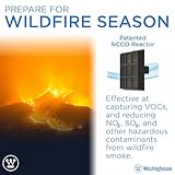 Westinghouse Air Purifier 1702 - True HEPA for 400-500 sq ft - NCCO Technology - Kills Viruses, Bacteria, Removes Allergens, Pet Dander, Smoke, Odors