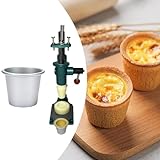 YWJLQH Custard Tart Shell Forming Machine, Egg Tart Pressing Machine, Manual Egg Tart Maker Machine for Cake Shop, S