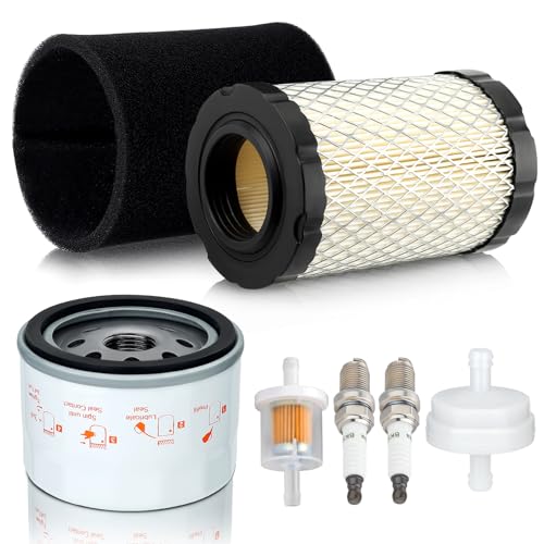Air Filter Maintenance Kit for Husqvarna YTA18542 YTA22V46 YTA24V48 YTH18542 YTH22V46 YTH2348 YTH24V48 YTH24V54 Z246 Z254 Mower w/ 17.5hp 19.5hp 20hp 21hp B&S Engine