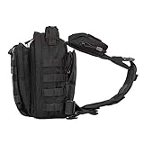 5.11 RUSH MOAB 6 Tactical Sling Pack Military Molle Backpack Bag, Style 56963, Black