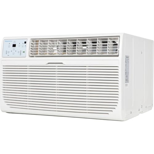 Keystone 12,000 BTU Wall Mounted AC Unit and Dehumidifier, 115V, Wall Unit for Bedroom, Bathroom, Nursery, and Medium Sized Rooms up to 550 Sq.Ft., AC Wall Unit with Remote, Quiet, High Efficiency AC