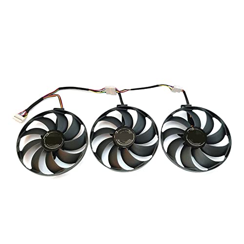 MAHIE New 1LOT 88MM 7PIN T129215SU RTX 2080 ROG Strix GPU Fan，Fit for ASUS ROG Strix RTX 2070 2080、RX 5700XT 5600XT Video Card Cooling Fan Cheerfully
