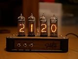 Nixie Tube Clock Kit DIY IN14 (With tubes) and Wooden Enclosure. (12 hours format)