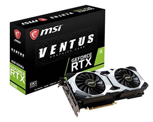 MSI Gaming GeForce RTX 2080 Ti GDRR6 352-bit HDMI/DP/USB Ray Tracing Turing Architecture Graphics Card (RTX 2080 TI Ventus 11G OC)