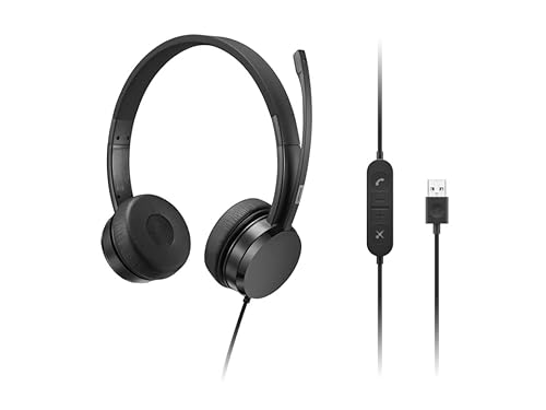 Lenovo Headphones/Headset Wired Head-Band Music/Everyday USB, 4XD1K18260