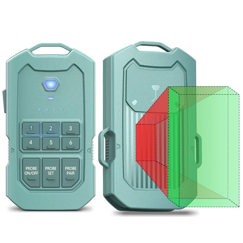 Outdoor Radar Motion Sensor Alarm – Wireless Security System for Camping, RV & Off-Grid Use, 1/2 Mile Range, Customizable Detection Area, IP66 Waterproof, Rechargeable Battery, Survival Gear Essential