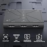 Gamorek 4K Video Capture Card, Stream and Record in 4K30 HDR10,1080P120 with Ultra-Low Latency on PS5, PS4/Pro, Xbox Series X/S, Xbox One X/S,Switch/OLED, Steam Deck,Camera in OBS and More