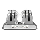 Waring Commercial WW250X Double Side by Side Belgian Waffle Maker, Coated Non Stick Cooking Plates, Produces 50 Waffles Per Hour,120V, 2400W, 5-20 Phase Plug