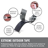 VELCRO Brand Extreme Outdoor Double Sided Mounting Tape | Holds up to 15 Pounds on Brick or Other Rough Surfaces | UV and Weather Resistant | 14Ft Heavy Duty Roll