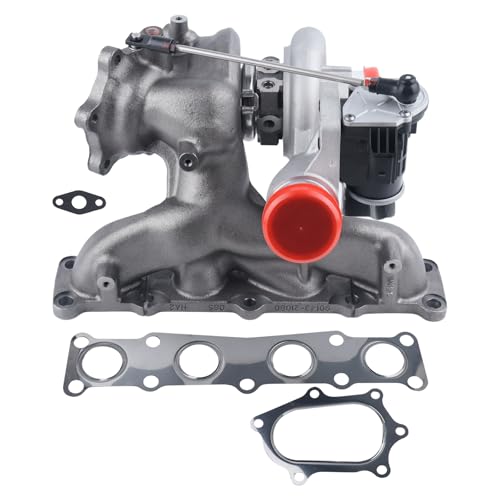 DOLKSN 28231-2G400 Complete Turbo Turbocharger with Gasket Kit Compatible with 2011-2016 Hyundai Sonata Santa fe Sport ；Kia Optima Sportage 2.0L Turbo 28231-2G410 28231-2G420