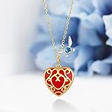 Zelda Heart Container Necklace Sterling Silver Legend of Zelda Necklace Zelda Cosplay Gifts for Women Men