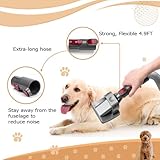 Wagably Pet Grooming Kit - Compatible with Dyson V7, V8, V10, V11, V12, V15 (Vacuum Not Included) - Brush Hair Remover for Dogs and Cats, Deshedding Tools, Undercoat Fur - Mess free Shedding Comb Kit