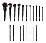 Morphe MUA Life Makeup Brushes - 20 Piece Makeup Brush Set of Eye and Face Brushes - Made with Synthetic Bristles and Includes Carrying Case (20 Count)