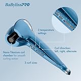 BabylissPRO Nano Titanium Professional Hair Curler Machine, Miracurl 3 in 1 Tool for Tight, Loose or Wavy Curls