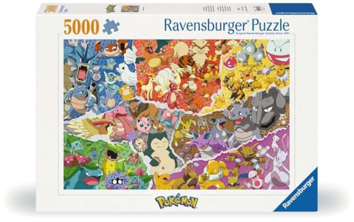 Ravensburger Pokemon 5000 Piece Jigsaw Puzzle for Adults & Kids Age 12 Years Up, Yellow