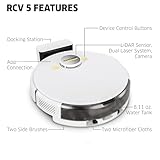 Kärcher RCV 5 Robot Vacuum Cleaner with Mop Function 5000Pa, Remote Control via App, LiDar Navigation, Dual Laser and AI, Floor Mapping, Obstacle Recognition, 140 min Run Time, Hard Floors and Carpets