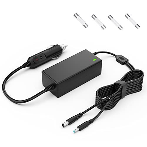 VHBW for Dell Laptop CAR Charger 90W, Compatible with Dell Inspiron 11 13 14 15 15R 17 17R 3000 5000 7000 Series Latitude XPS Precision Studio Vostro Laptop Cord Power Supply