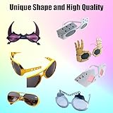 HEYTOP 16 Pack Funny Sunglasses Novelty Party Glassses Masks for Adults Cool Shaped Funny Party Eyeglasses, Photo Booth Props Sunglasses Dress Up Costume Sunglasses Pack