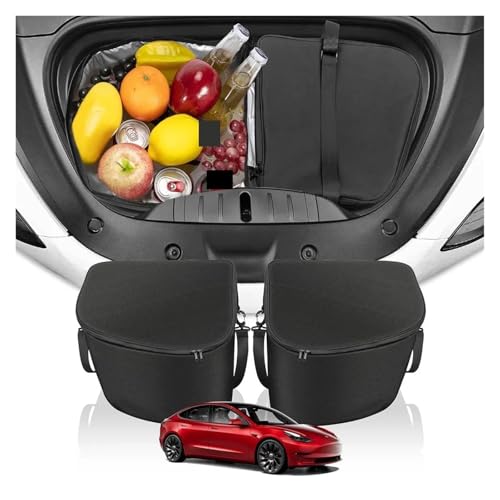 Fit for Tesla Model Y 2025 Juniper Model 3 Highland Frunk Cooler Organizer Insulation Bag Front Trunk Storage Insulated Cooler Bag Trunk Cargo Box(for Model 3 Highland)