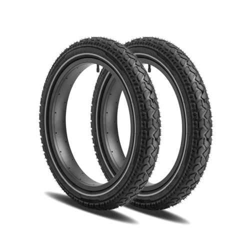 Allscape 20x3 Fat Bike Tires – Heavy Duty 20 Inch Fat Tire for MTB & EBikes, Durable All-Terrain Directional 2X Thicker Than Stock Tires – 2 Pack – USA Customer Support