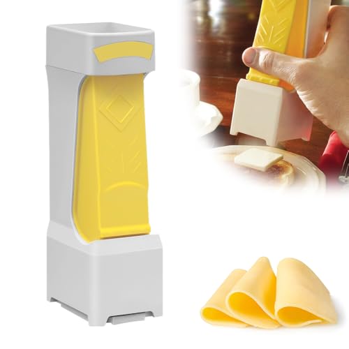 One-Touch Butter Cutter, 2025 New Portable Butter Cutter with Stainless Steel Blade, Cutter Slicer Single Stick, Butter Slicer for Bread, Cakes, Cookies (1pcs)