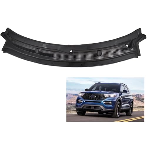 Black Windshield Wiper Cowl Grille Top Replacement for Ford Explorer Base 3.5 3.7 2.0L 2011-2019 BB5Z78022A68AA BB5Z-78022A68-AA Vahaha