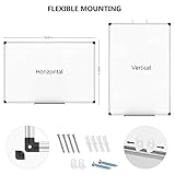 XBoard Magnetic Dry Erase Board/Whiteboard, 36 X 24 Inches, Double Sided White Board,1 Dry Eraser & 3 Dry Erase Markers & 4 Push Pin Magnets