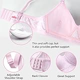 Phennie's Girls Bra for Teens Training Bras Sports Breathable Wireless Light Padded Cotton