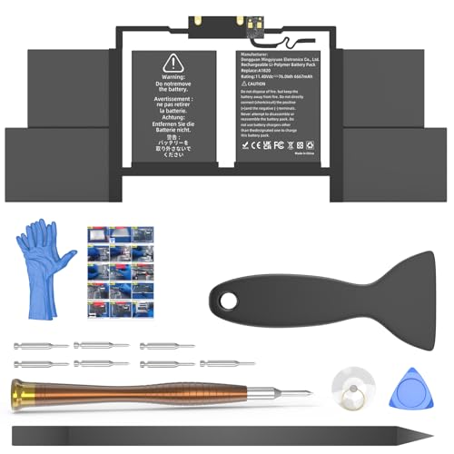 JGTM A1707 Battery Replacement, A1820 Battery for MacBook Pro 15 inch 2016 2017 Touch Bar Version Model A1707 EMC 3162 3072 Identifier MacBookPro13,3 & MacBookPro14,3