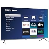 PHILIPS Roku TV 55" 4K QLED Ultra HD Dolby Vision Smart TV (55PUL7973/F7)