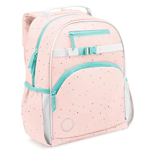 Simple Modern Medium Toddler Backpack for School Girls and Boys | Kindergarten Elementary Kids Backpack | Fletcher Collection | Kids - 15" tall | Rainbow Speckles