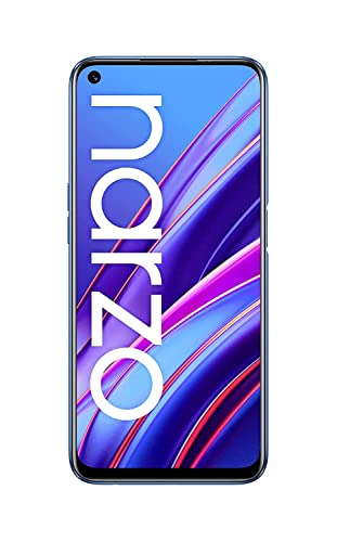 realme Narzo 30 Dual-SIM 128GB ROM + 6GB RAM (GSM Only | No CDMA) Factory Unlocked 4G Smartphone (Racing Blue) - International Version