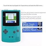 Real Drop in highlight KIT for GBC IPS LCD Mod Kits Replacement 2.45" Easy Installation OSD Touch Control Screen brightness control For Gameboy Color