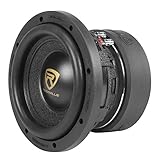 Rockville W65K9D4 6.5" 1000w Peak Car Audio Subwoofer Dual 4-Ohm Sub 250w RMS CEA Rated, Black