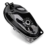 Minho Motorcycle Gas Tank Fit for 2013-2016 Honda Grom MSX 125 Black Fuel Tank,Black Color