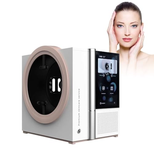 13in Skin Analyzer, 48 Million Skin Scanner, 12 Skin Health Indicators, Multi-language 12 Spectrum, Automatic Face Recognition, Magic Mirror, Facial Detector, Skin State Analyzer, for Skin Care