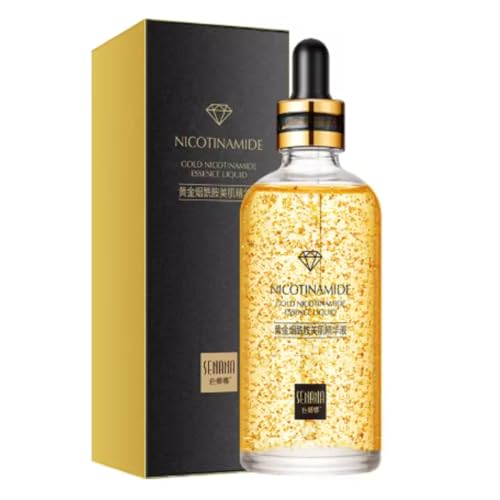 100ml 24k Gold Hyaluronic Acid Niacinamide Face Serum Anti Aging Facial Lifting Collagen Essence Skin Care Whitening Serum