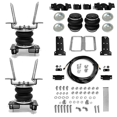 MILLISEC Rear Air Spring Bags Suspension Kit Compatible with 2019-2024 Chevy Silverado and GMC Sierra 1500 4WD & RWD Pickups 5000 lbs Load Leveling Capacity Replaces# 57288