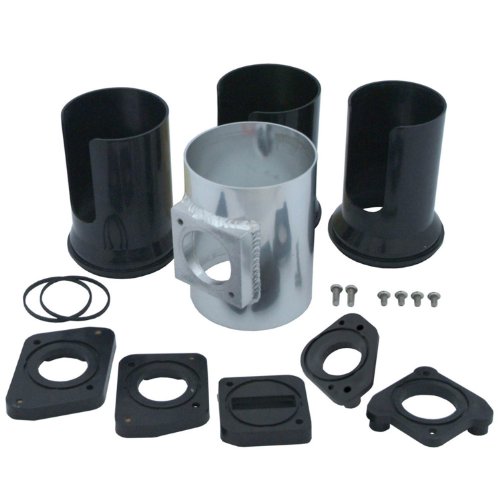 Spectre Performance 9405 3" Aluminum Mass Air Flow Sensor Kit (SPE-9405) , Black