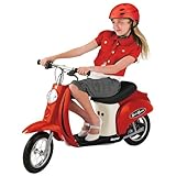 Razor Pocket Mod Miniature Euro 24V 250W Toy Electric Motor Scooter, Red & Blue (2-Pack) - Speeds up to 15 MPH