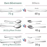 49-Piece Stainless Steel Silverware Set with Cutlery Organizer, Service for 8 with Steak Knives and Kitchen Utensils